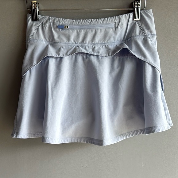 Light Blue Pleated Tennis Skirt - Picture 6 of 9
